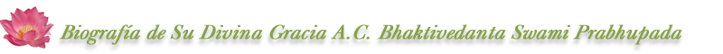 Biografia del Acarya A.C. Bhaktivedanta Swami Prabhupada